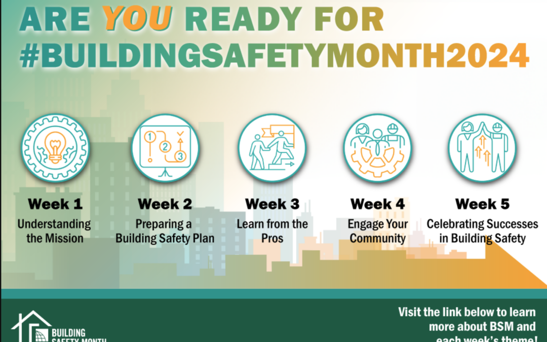 FEMA Recognizes National Building Safety Month During May: Highlights Building Professionals Who Make Our Built Environment More Resilient